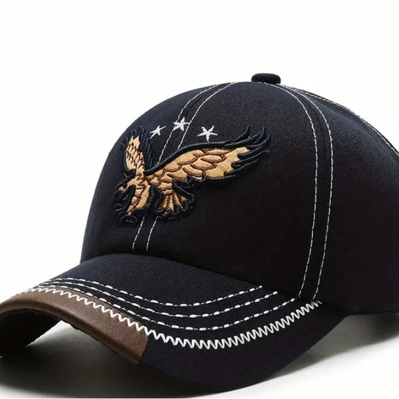 Other - New BLACK Eagle Ball Cap